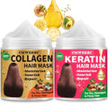Keratin & Collagen Deep Conditioning Hair Mask for Dry Damaged Hair