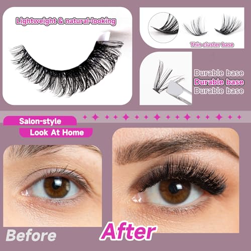 Ocean Pearl DIY Lash Extension Kit - 300pcs 10-20mm Cluster Lashes