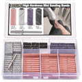 Mini Sanding Bands for Nail Drill - 135pcs Mix Pink Zebra-Stripe Purple Black