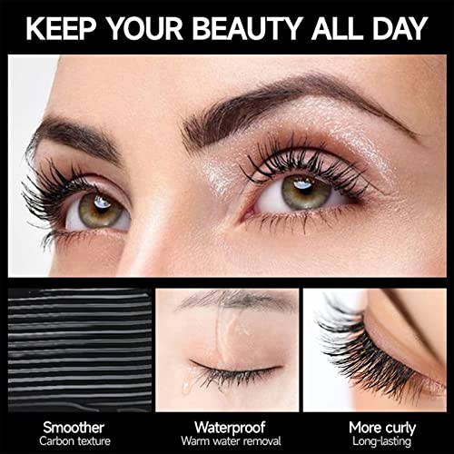 4D Silk Fibers Waterproof Mascara - Full Thickening Lashes