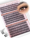 Geeneiya C Curl Wispy Lash Clusters – 10-14MM Natural Look