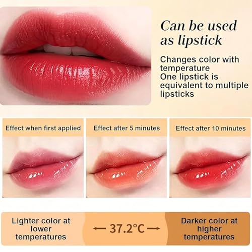 Areliaa Color-Changing pH Lipstick, 8HR Long-Lasting