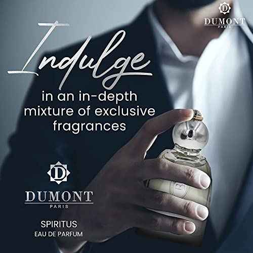 Dumont BOROUJ SPIRITUS - 85ml - Unisex Perfume for Men & Women - Long Lasting Cologne Mist & Body Spray with Aromatic Floral, Amber & Musk Fragrance - for Him & Her