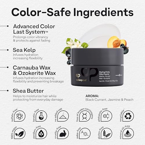 ColorProof Styling Putty 2oz - Firm Hold Matte Finish