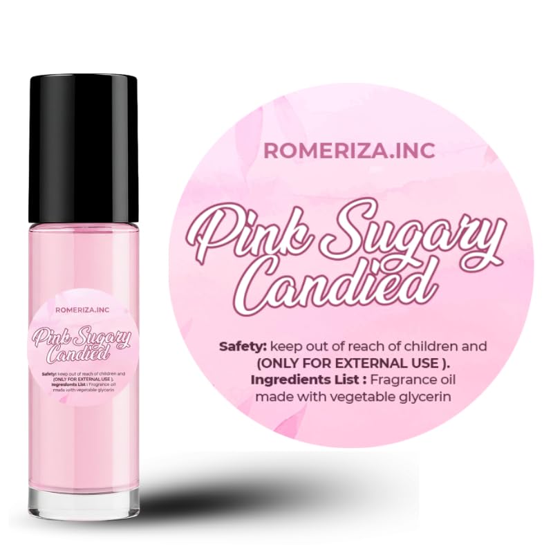 Pink Sugary Candied Body Oil Perfume 10ml Roll-On