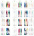 12 Season Color Analysis Cards Set with Carrying Chain