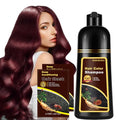 Fvquhvo Dark Red Wine Hair Dye Shampoo for Gray Hair - 16.9 Fl Oz, 3-in-1 Color, Cleanse & Condition