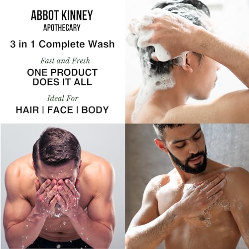 Men's 3-in-1 Body Wash, Shampoo & Conditioner - Tea Tree, 12oz