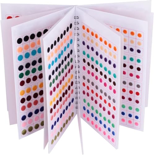 Velvet Bindi Stickers Booklet - 948 Multicolor Bindis with Mirror