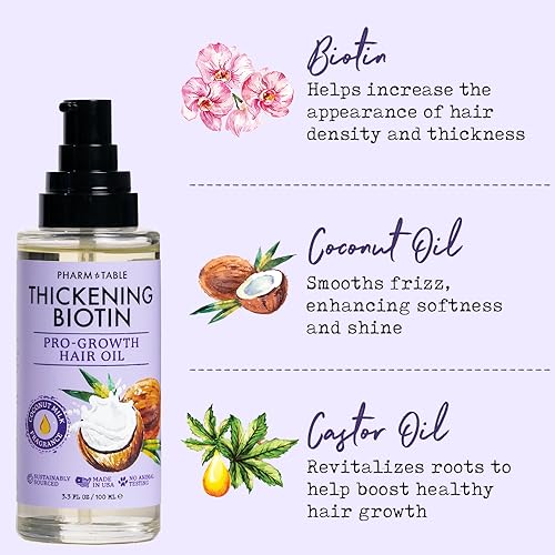 Biotin Hair Growth Oil - Thickening & Strengthening 100ml