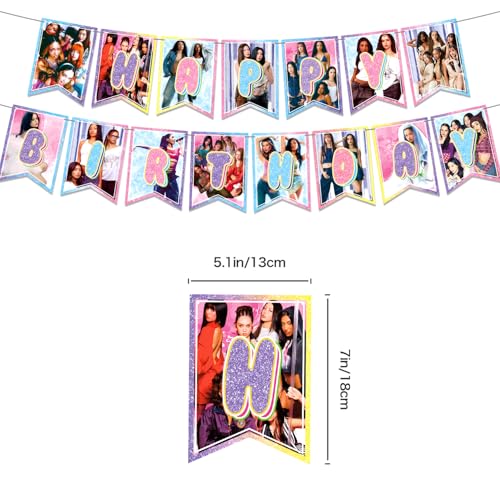 KAT-SEYE Birthday Decorations Set - 29PCS Complete Party Supplies