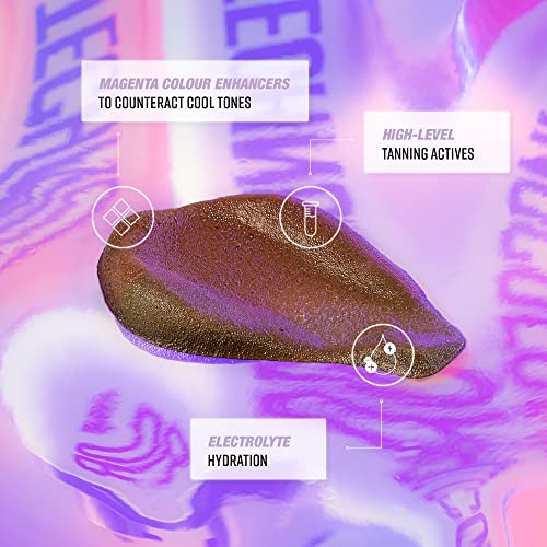Bondi Sands Technocolor Magenta Face + Body Kit | Includes Lightweight Sunless Foam and Hydrating Face Serum for a Flawless Finish