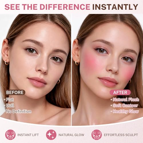 UCANBE 2-in-1 Blush & Bronzer Stick - Cream Makeup for Natural Glow