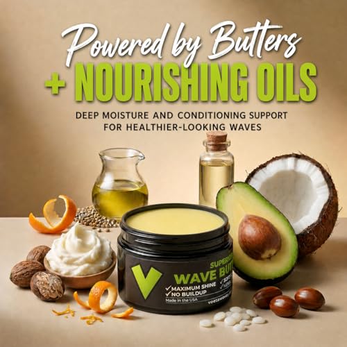 Veeta 360 Wave Butter & Pomade for Men - 4 oz