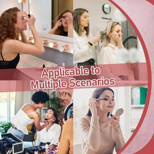 Magnetic 3D False Eyelashes with Applicator Curler, Reusable Magnetic Eyes Lashes Kit without No Glue, 3D False Eyelashes, Waterproof Artificial Magnets Eyelashes Kit for Makeup Beginer