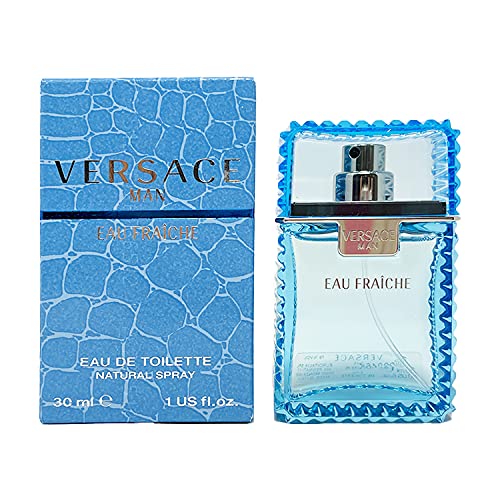 Versace Man Eau Fraiche Eau De Toilette Spray for Men - 1 oz (30ml)