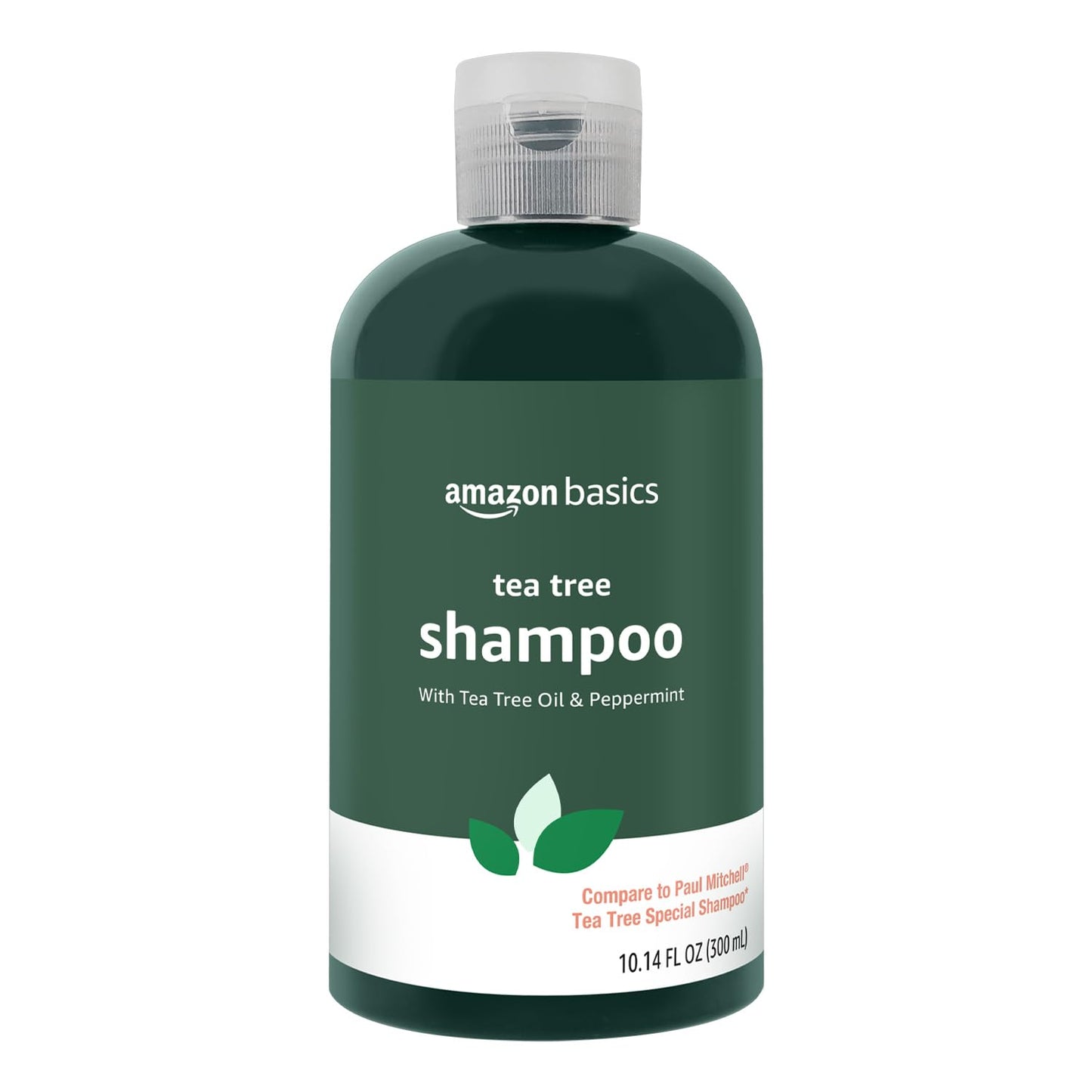 Amazon Basics Tea Tree Shampoo, 10.14 Fl Oz, Pack of 1