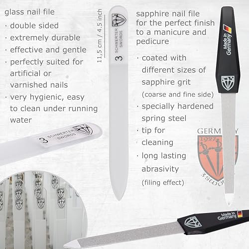 8-Piece Professional Manicure Pedicure Kit with Synthetic Leather Case