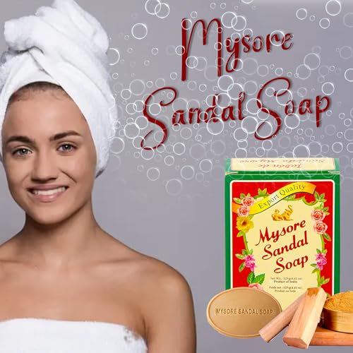 Mysore Sandal Soap 4.41 oz (125 Grams) Box, (Pack of 5)