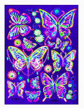 Glow in the Dark Temporary Tattoos – Blacklight Reactive Butterfly