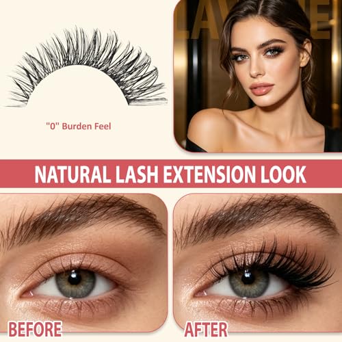 LAVONE Lash Clusters Kit 280Pcs DIY Eyelash Extensions