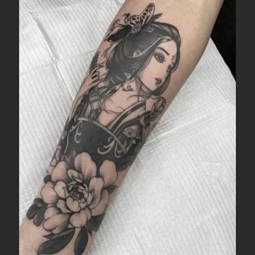Waterproof Temporary Tattoo Stickers - 6 Sheets Japanese Designs