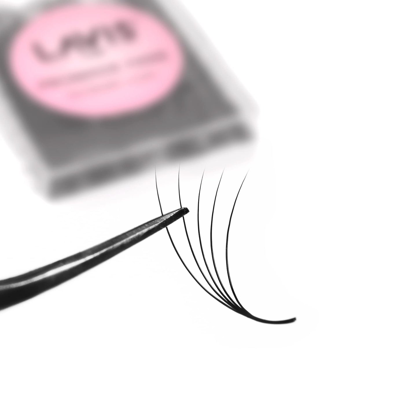 LAVISLASH 500 Promade Fans Eyelash Extension | Handmade Loose Volume Lash | Mutiple Options 3D-8D/10D/12D/14D/16D Fans | 0.03/0.05/0.07mm Thickness | C/CC/D Curl | 8-16mm Length(5D-0.07-CC-14mm)