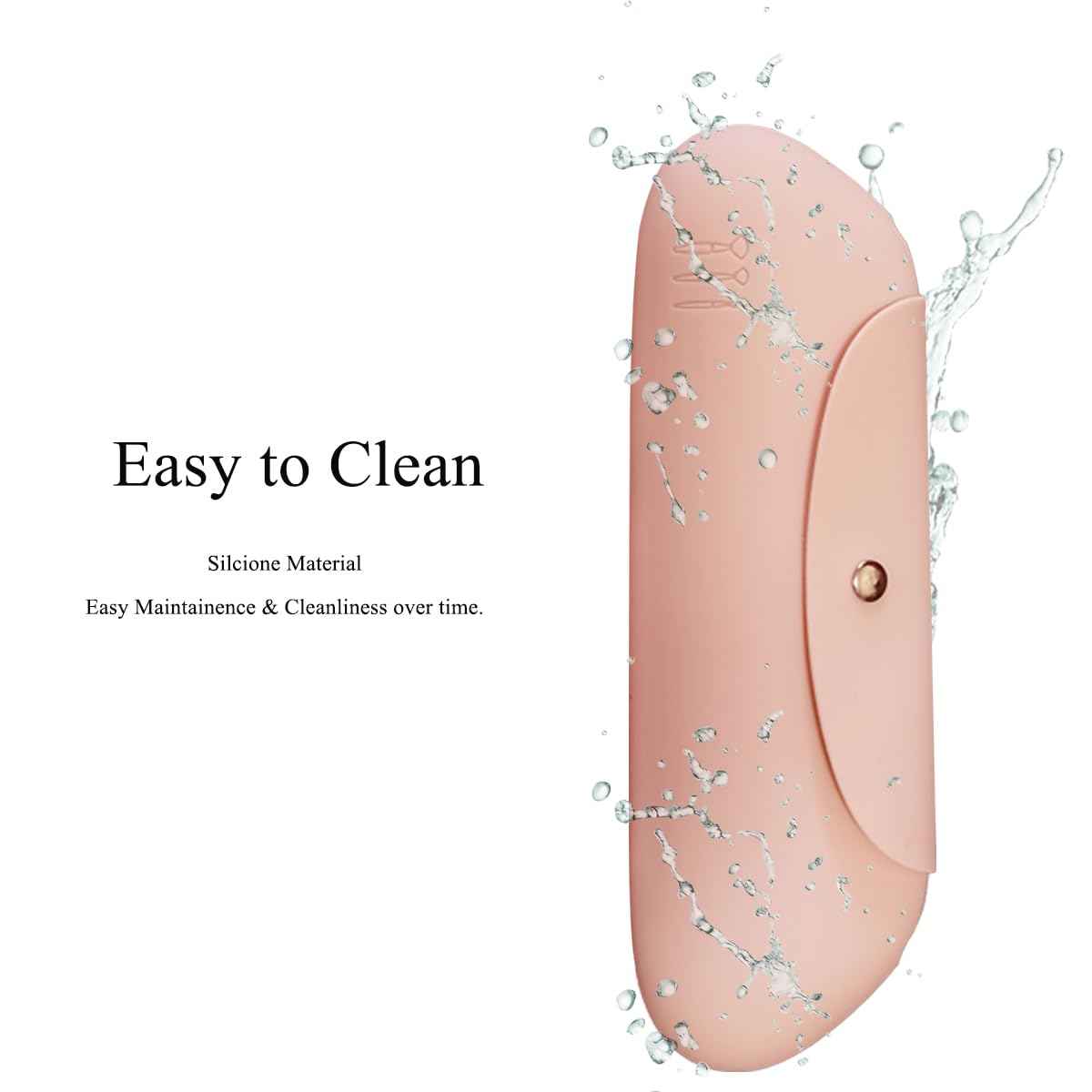 TOPSTUFF Travel Makeup Brush Holder,Travel Essentials for Women,Silicone Makeup Brush Travel Case,Cosmetic Bag with Magnetic Closure,Makeup Brush Pouch Organizer for Travel-Pink