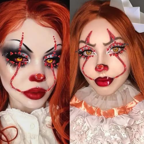 Halloween Face Jewels Rhinestone Crystal Stickers - 2 Pack