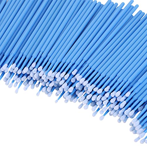 500 Pcs Micro Applicator Brush Set - 5 Colors Bendable Disposable Eyelash & Makeup Wands