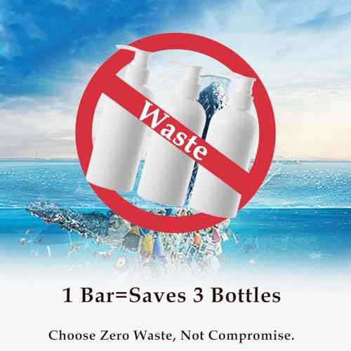 All-in-One Shampoo Bars for Hair, Body, Face & Beard | Acidified Bar Soap Moisturizing & Cleansing Bar for Men, Women, Kids | pH Balanced, Sulfate-Free, 2 Pack