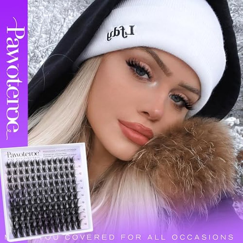 Pawotence Kira Wispy Cluster Eyelash Extensions 10-18mm