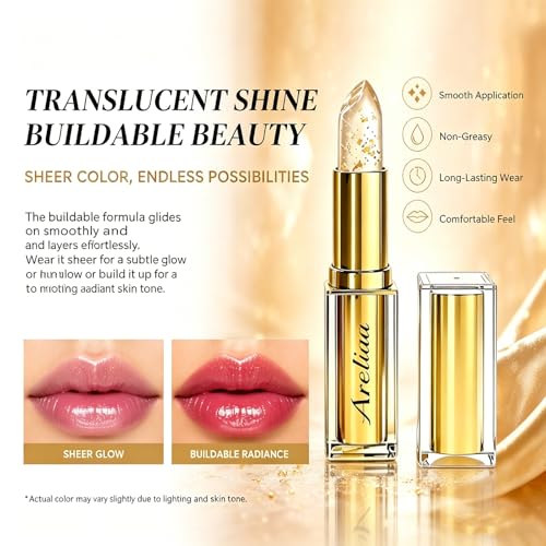 Areliaa pH Color-Changing Lipstick - Long-Lasting & Hydrating