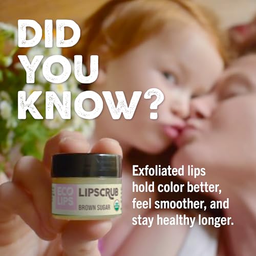 Eco Lips Organic Lip Sugar Scrub 4-Pack Variety Set