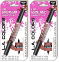 L.A. COLORS Lip Contour Pencil Naked - Pack of 2