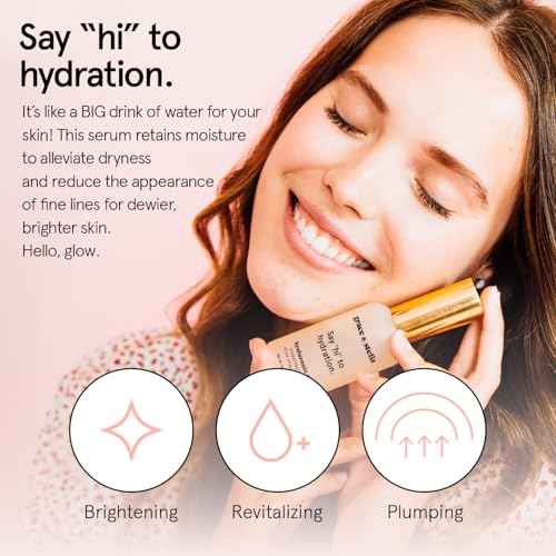 grace & stella Award Winning Hyaluronic Acid Face Serum (50ml/1.7 fl oz) Removes Fine Lines & Wrinkles, Hydrating Hyaluronic Acid Serum for Face, Acido Hialuronico for Women - Vegan Skincare (2-Pack)