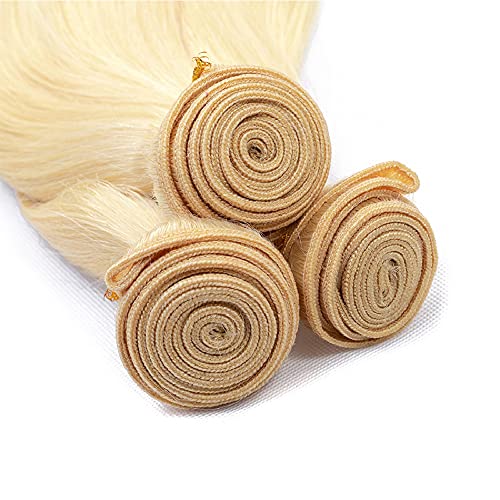 Freiuoke 613 Blonde Straight Hair Bundle - 16 Inch Virgin Hair