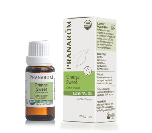 Pranarom Orange, Sweet - Certified Organic Essential Oil 15 mL