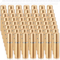 Zonon 56 Pack 5ml Gold Refillable Perfume Atomizer Bottles with Pumps