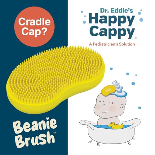 Happy Cappy Beanie Brush - Gentle Cradle Cap & Dandruff Scalp Scrubber