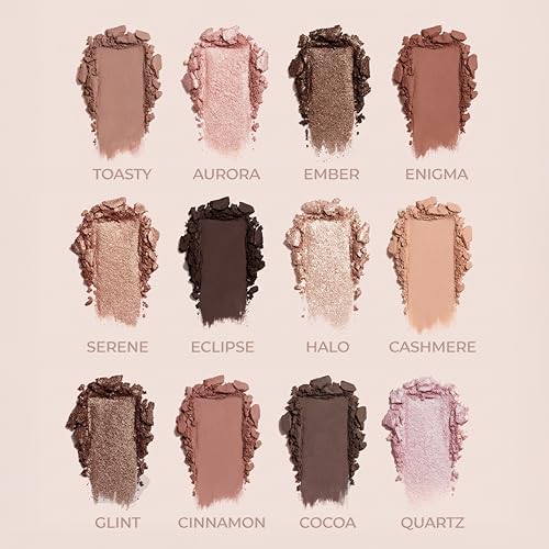 Lamora Nude Eyeshadow Palette - 12 Shades Matte & Shimmer