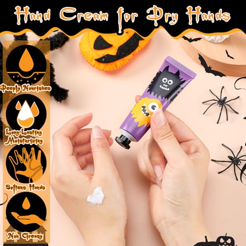 48 Pack Halloween Hand Cream Gift Set - Mini Moisturizing Lotion