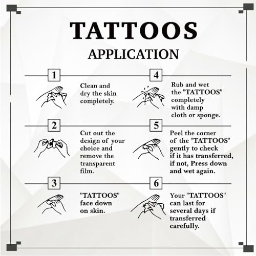 Tiger Paw Temporary Tattoos | Waterproof Body Art Stickers