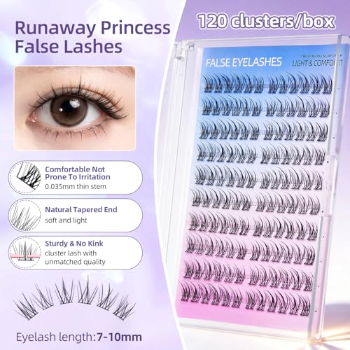 Lash Clusters Individual Eyelashes 7-10MM C Curl 120pcs