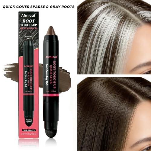 Root Touch Up Stick for Gray Roots & Thinning Hair - Medium Brown