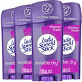 Lady Speed Stick Antiperspirant Deodorant for Women, 72 HR Protection, 4 Pack