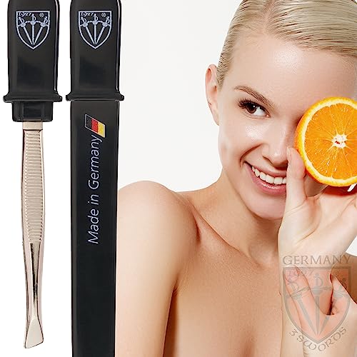 3 Swords Germany - Brand Quality Pocket Tweezers Manicure Pedicure Grooming for Professional Finger & Toe Nail Care by 3 Swords, Made in Solingen Germany (7407)