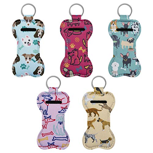 Beautyflier Neoprene Chapstick Lipstick Keychain Holder
