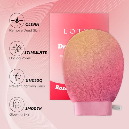 LOTTA Exfoliating Glove | Dead Skin Removal Body Scrub Mitt