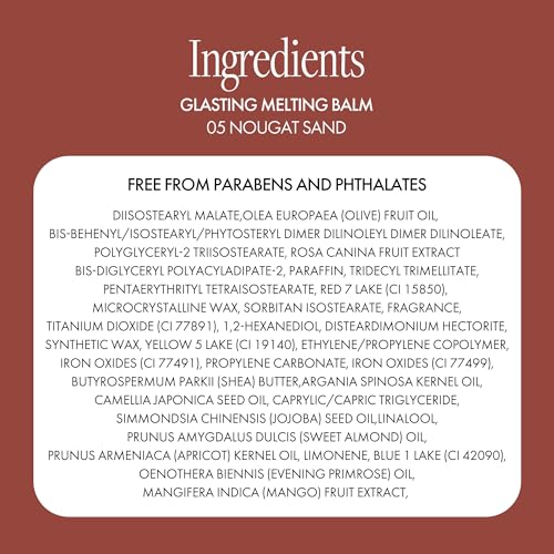 rom&nd Glasting Melting Balm - High-Shine, Hydrating Tinted Lip Balm - Buildable Gloss & Vegan Formula - Korean Glossy Lip Balm with Shea Butter 0.12 oz (#05 Nougat Sand)